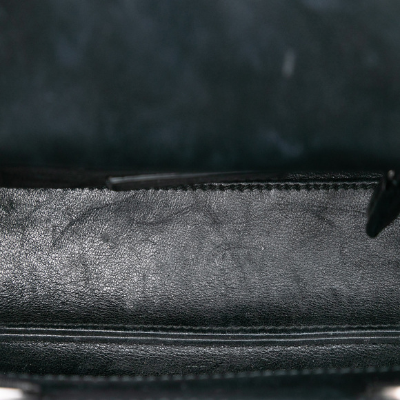 Pre-Loved Dior Mini Patent Sequined Lady Dior - Picture 4 of 7